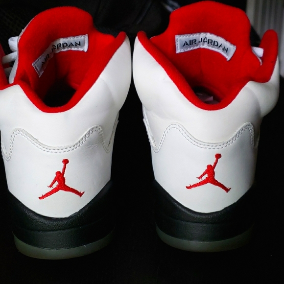 ⚡2X Host Pick⚡Air Jordan 5 Retro GS 'Fire Red' 2013 - Picture 8 of 10
